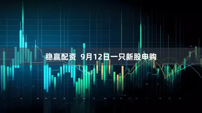 稳赢配资  9月12日一只新股申购